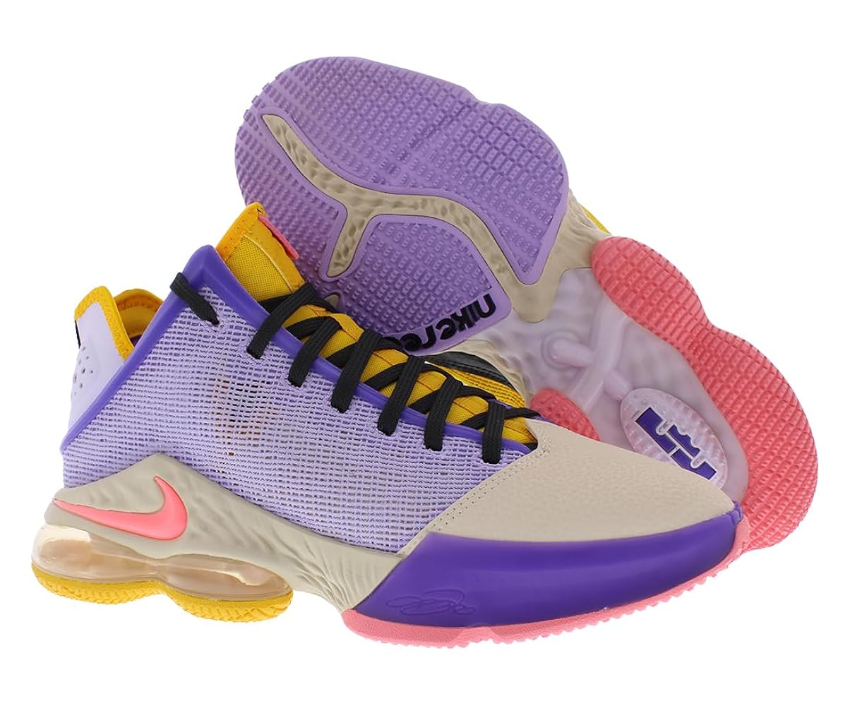 シューズ(男性用) Nike, Le Bron 19 Low 27cm Nike Men's LeBron 19 XIX Low Black Green Basketball Shoes